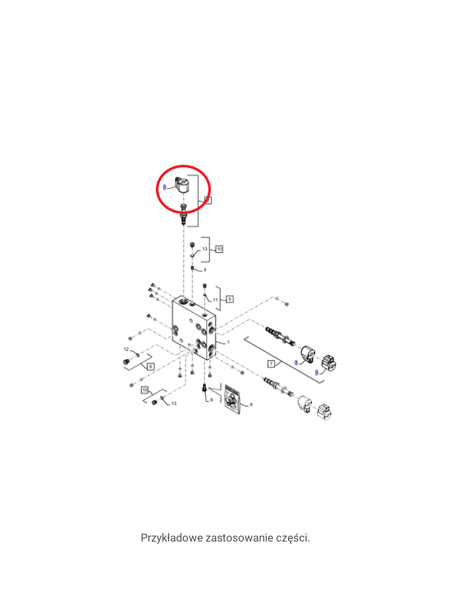 Катушка клапана New Holland CNH 87640493