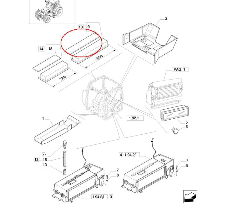 САЛОННЫЙ ФИЛЬТР NEW HOLLAND CASE STEYR 87726694