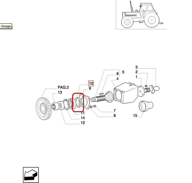 УПЛОТНЕНИЕ ВОМ NEW HOLLAND CASE 5112290