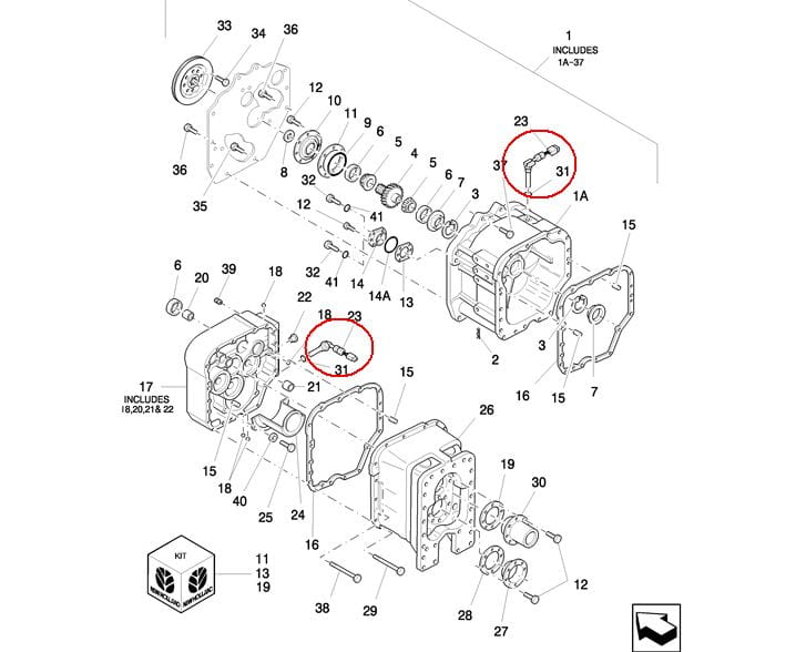 ДАТЧИК СКОРОСТИ КОРОБКИ ПЕРЕДАЧ NEW HOLLAND 86502050 - 86027316 - 87413872