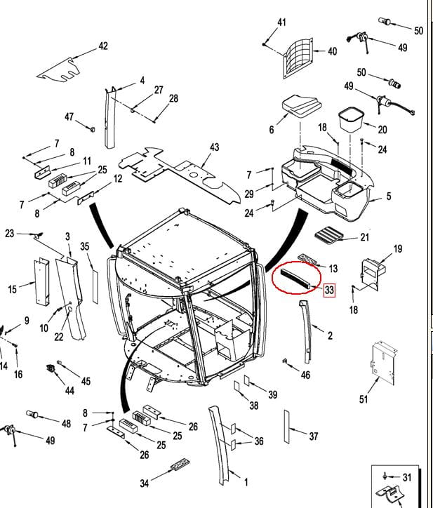 ФИЛЬТР САЛОННЫЙ NEW HOLLAND CASE 87408613 - 84477263