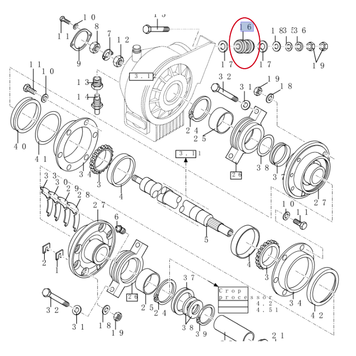 ДЕМПФЕР ТРАНСМИССИИ NEW HOLLAND FX 632436