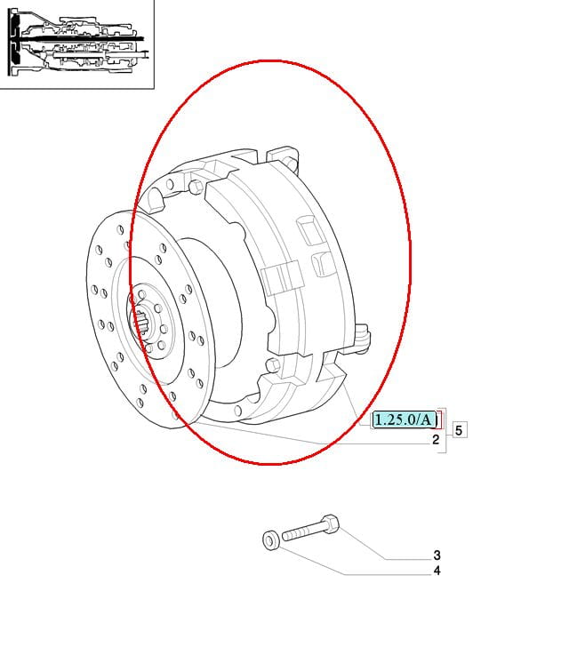 КОРПУС МУФТЫ ДВИГАТЕЛЯ NEW HOLLAND 84328337 - 47583372 - 47953610