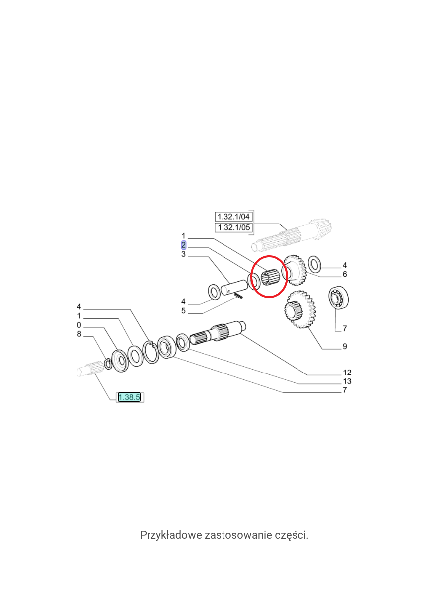 Подшипник крепления New Holland CNH 5150365