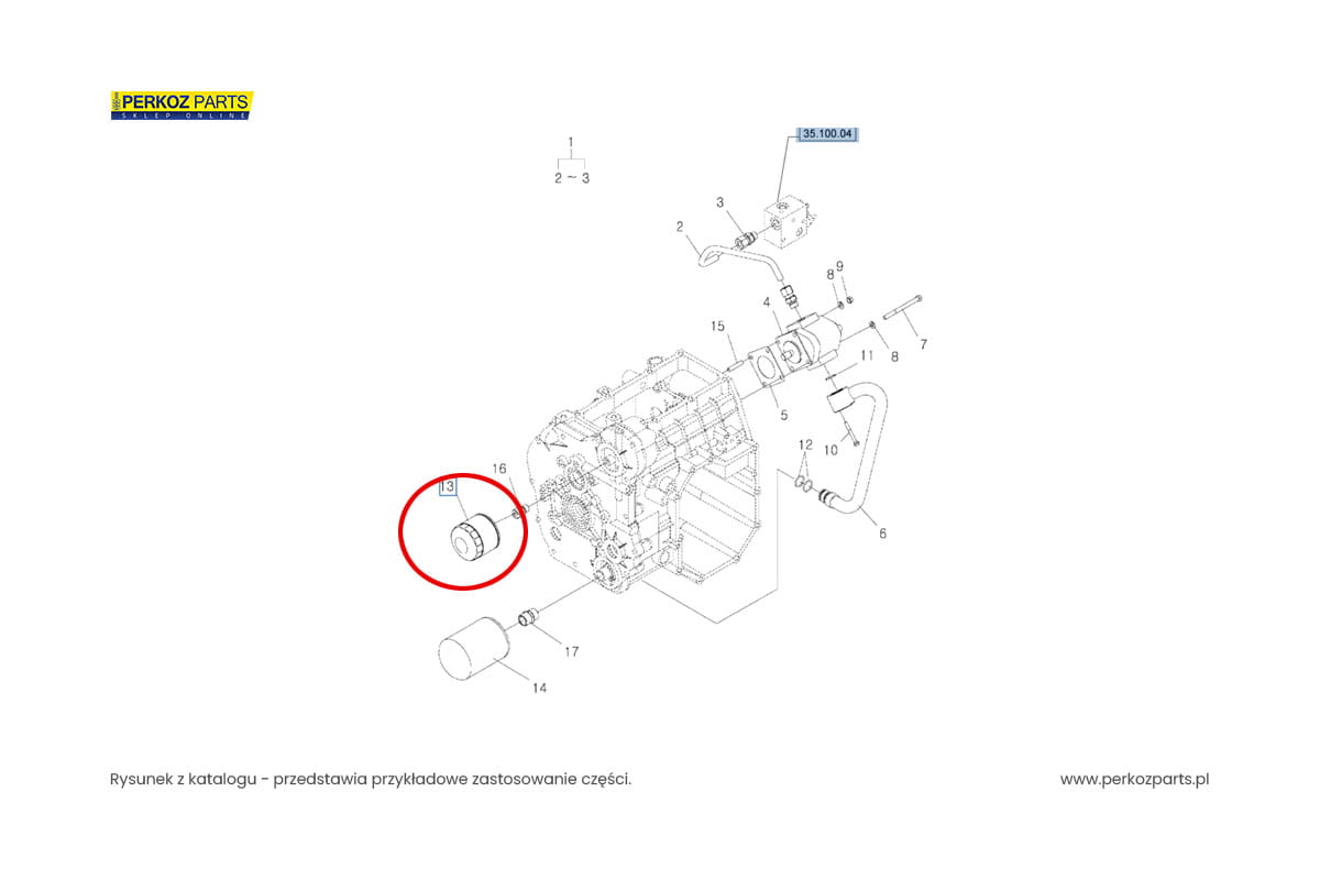 Гидравлический фильтр Boomer CNH MT40220109