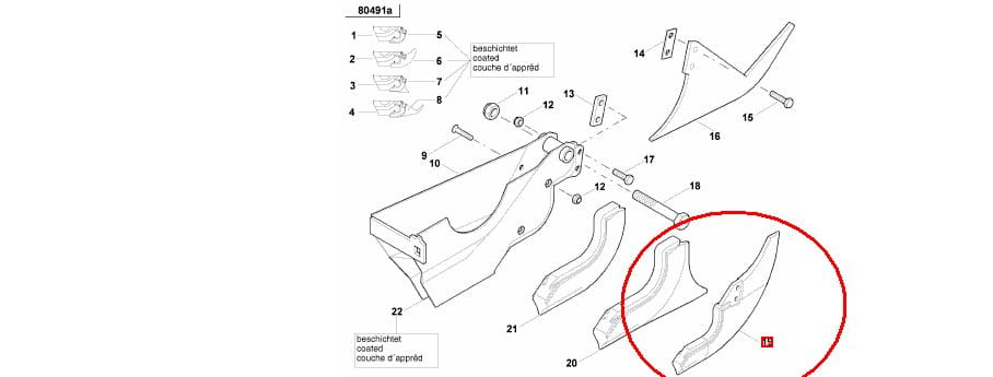 НОЗ ДЛЯ ПОСЕВА КУКУРУЗЫ OPTIMA KVERNELAND AC819720