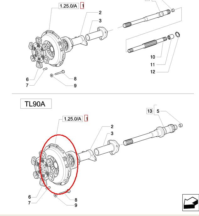 СЦЕПЛЕНИЕ ДВИГАТЕЛЯ (ОДИНОЧНОЕ) NEW HOLLAND CASE 5189823 - 87575337