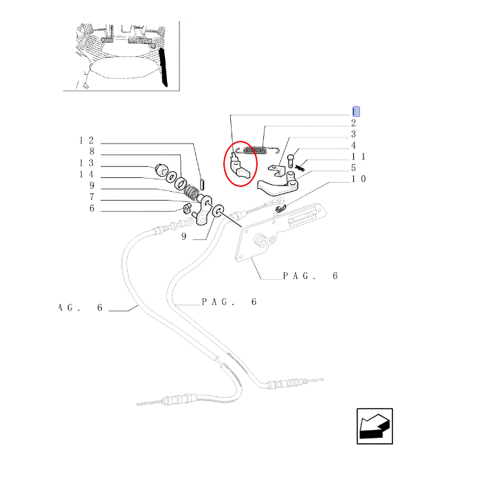 РЫЧАГ ЛИФТОМАТИКА NEW HOLLAND CASE CNH 5128641 - 87639000