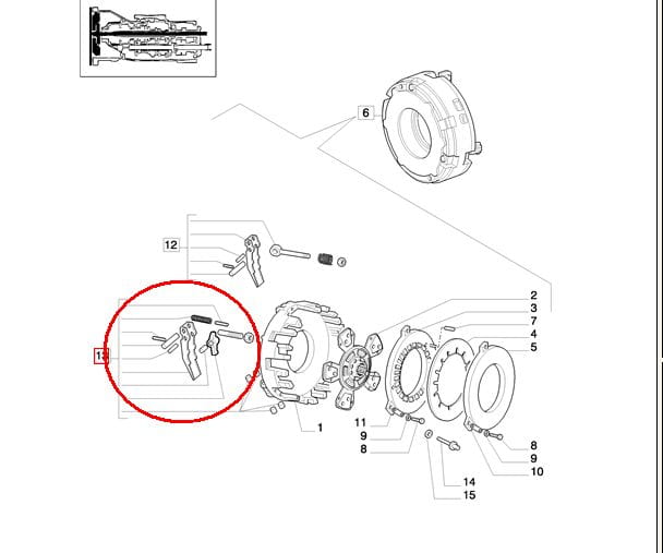 БУМАГА ДЛЯ СЦЕПЛЕНИЯ NEW HOLLAND CASE 5093020