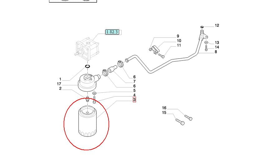 ФИЛЬТР ГИДРАВЛИЧЕСКИЙ NEW HOLLAND CASE 84397845 - 1909130 - 47425202