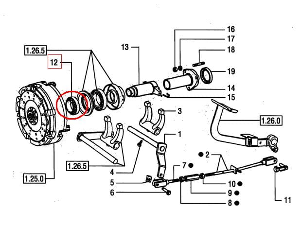 ВЫЖИМНЫЙ ПОДШИПНИК NEW HOLLAND CASE STEYR 87541562 - 87289219 - 5122028 - 87541561 - 87345759