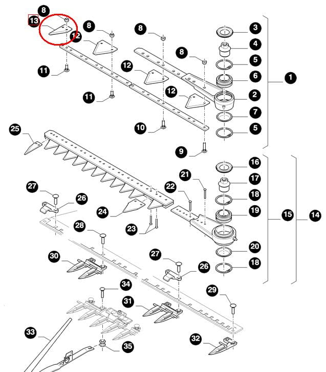 ПОЛУЛЕЗКО ДЛЯ ВИНТОВ NEW HOLLAND CASE 84433772