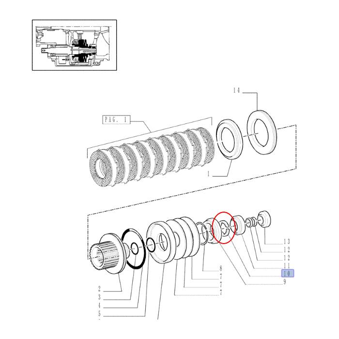 ПОЛУКОЛЬЦО NEW HOLLAND CNH 4977442 - 4969105