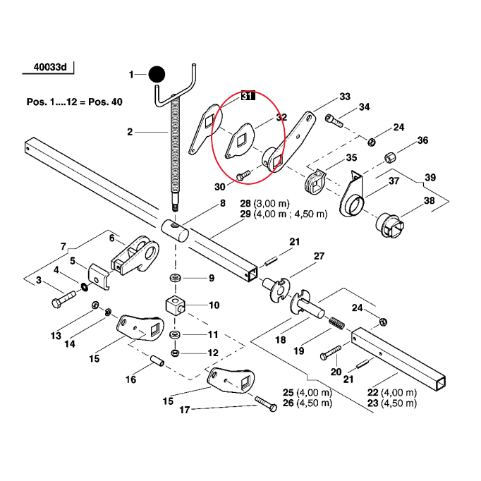 KVERNELAND AC494718 МОНТАЖНЫЙ РЫЧАГ