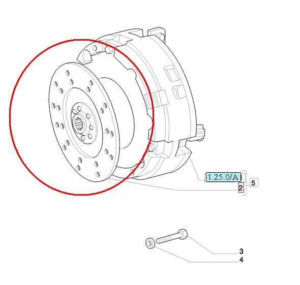 КОРПУС ДИСК СЦЕПЛЕНИЯ NEW HOLLAND 5089337