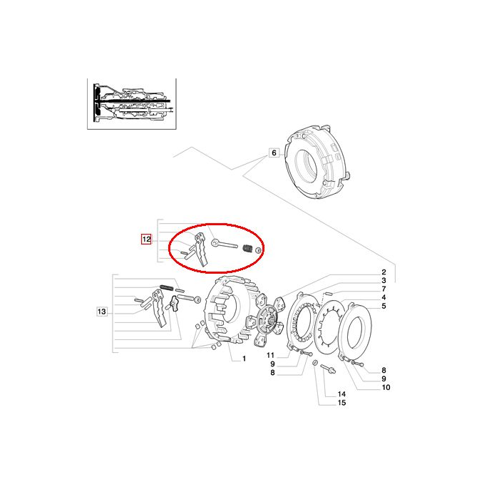 БУМАГА ДЛЯ СЦЕПЛЕНИЯ NEW HOLLAND CASE 5093021