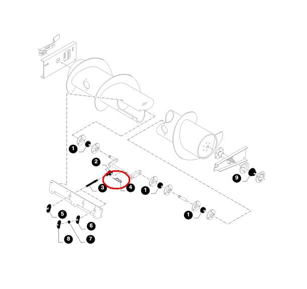 КРЫШКА ДЛЯ БАРАБАНА NEW HOLLAND CASE 80740591 - 740591