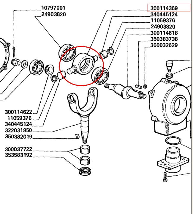 КОРПУС ПОДШИПНИКА В HEDERA GEAR 300114369