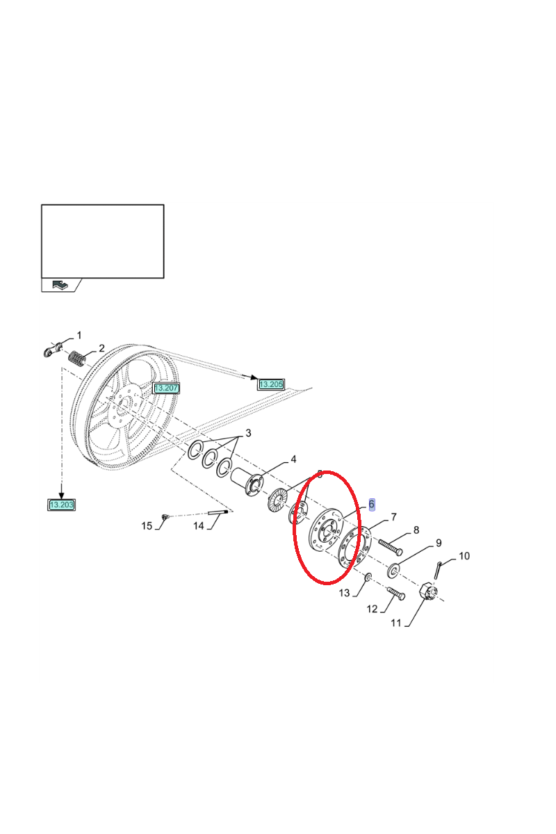 ЗАПОРНЫЙ ЩИТОК NEW HOLLAND CNH 84069812