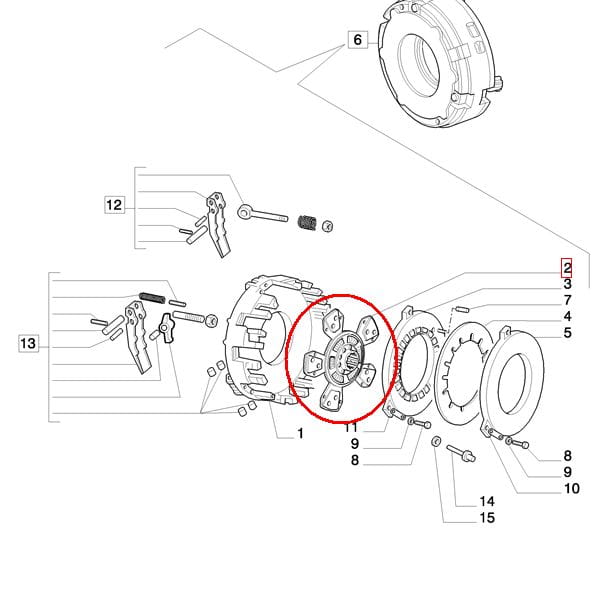 НАСТЕННЫЙ ДИСК СЦЕПЛЕНИЯ NEW HOLLAND 5092797