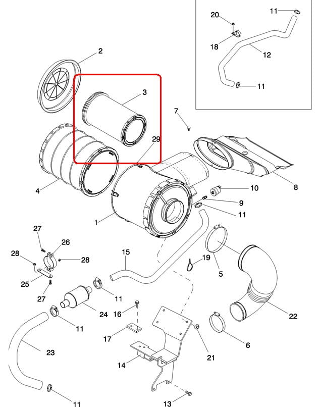 ВНУТРЕННИЙ ВОЗДУШНЫЙ ФИЛЬТР NEW HOLLAND CASE 87741569