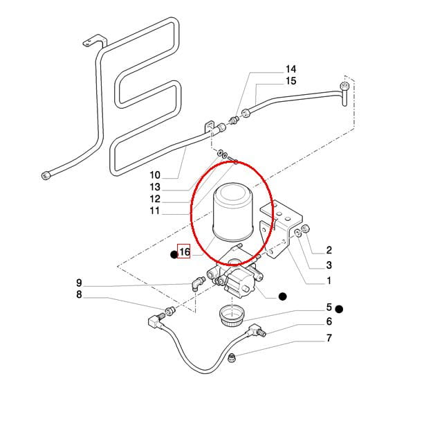 ПНЕВМАТИЧЕСКИЙ ФИЛЬТР NEW HOLLAND CASE STEYR 87638772