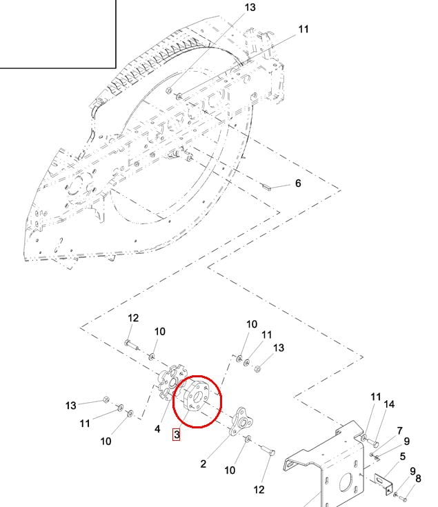 РЕЗИНОВАЯ МУФТА ВЕНТИЛЯТОРА NEW HOLLAND CASE 89811514 - 9811514