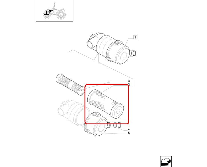 НАРУЖНЫЙ ВОЗДУШНЫЙ ФИЛЬТР NEW HOLLAND 9976518