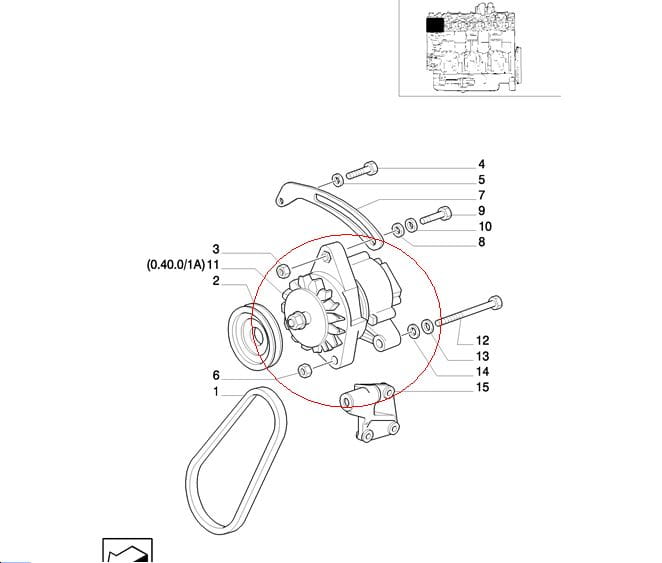 ГЕНЕРАТОР NEW HOLLAND 4808511