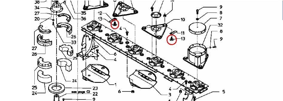 БОЛТ КОСИЛКИ VICON M12 VNB1374593