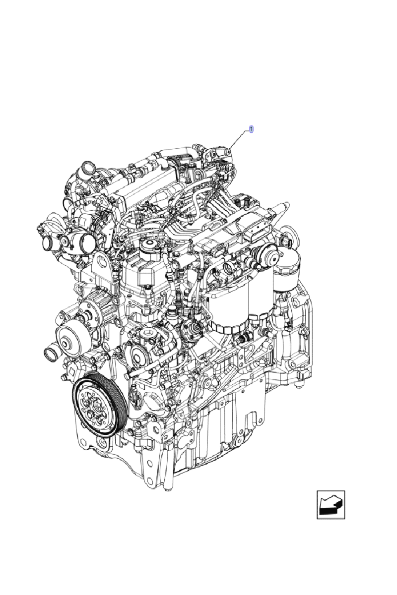 ДВИГАТЕЛЬ В КОМПЛЕКТЕ NEW HOLLAND TD5 CNH 5802379574