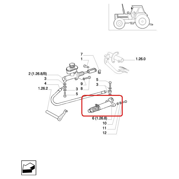 ВЫКЛЮЧАТЕЛЬ СЦЕПЛЕНИЯ NEW HOLLAND 5177914 - 5119605