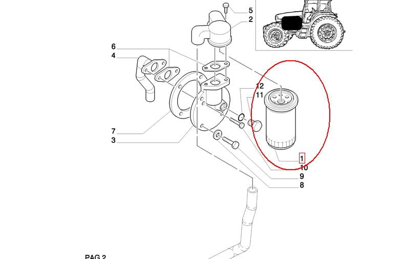 ФИЛЬТР ГИДРАВЛИЧЕСКИЙ NEW HOLLAND 81869132 - 47465237