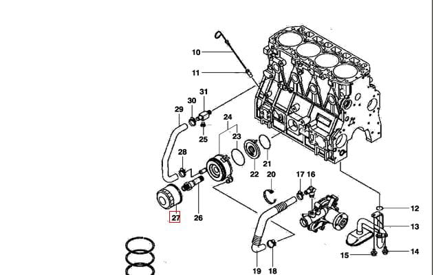 ФИЛЬТР ДВИГАТЕЛЯ NEW HOLLAND 84516285 - 84160467 - 87289613