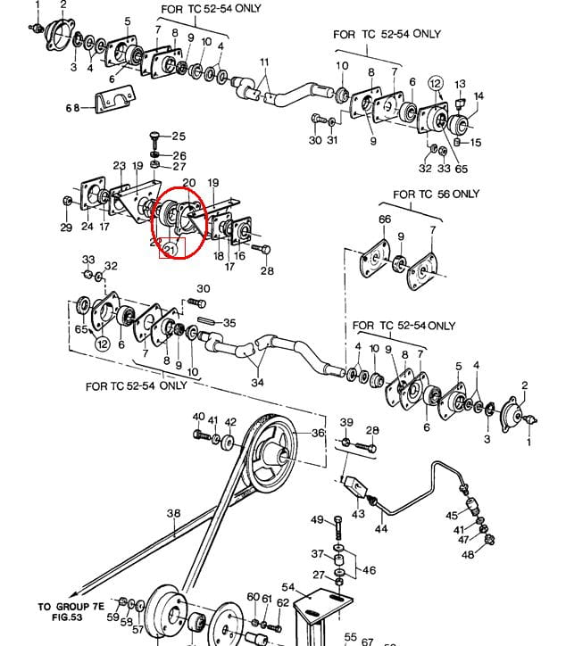 ПОДШИПНИК ПРЯМОЙ С ПЛАСТИКОВЫМ КОРПУСОМ NEW HOLLAND CASE 80396079 - 84434854