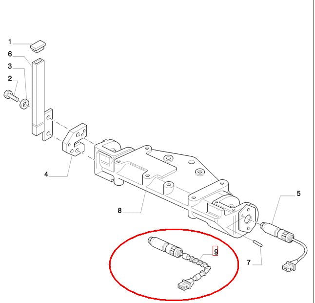 СИЛОВОЙ ШТИФТ ЗАДНИХ ТЯЖЕК NEW HOLLAND CASE STEYR 47137576 - 87661279