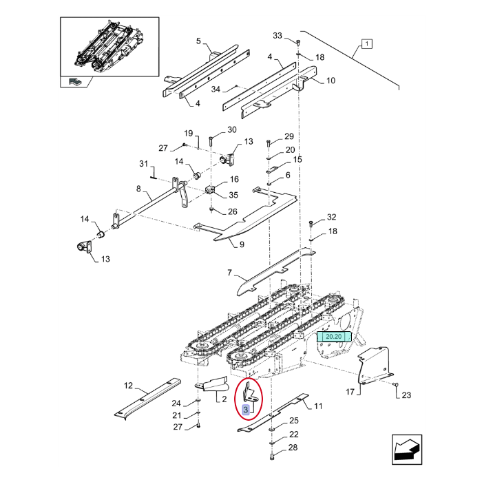 КРЫШКА NEW HOLLAND CASE 87662222 - 47640753