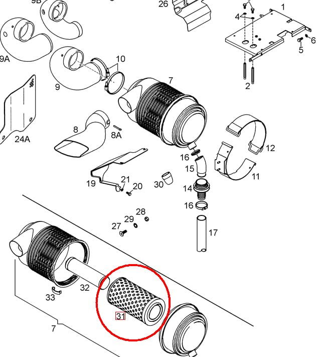 ФИЛЬТР НАРУЖНЫЙ ВОЗДУШНЫЙ NEW HOLLAND CASE 47107867 - 162000190700