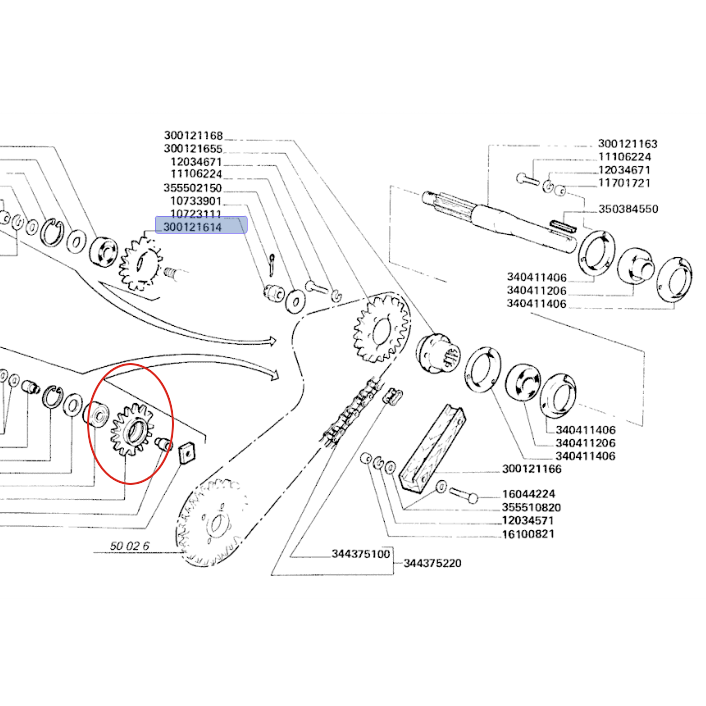 ЗВЕЗДОЧКА Z=16 NEW HOLLAND 323291750