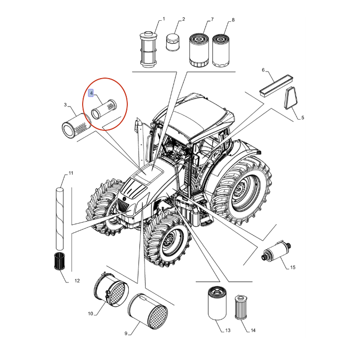 ВНУТРЕННИЙ ВОЗДУШНЫЙ ФИЛЬТР NEW HOLLAND CASE STEYR 84479225