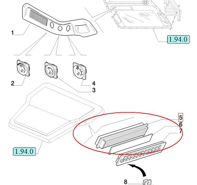 ФИЛЬТР КАБИННЫЙ NEW HOLLAND CASE 87385322 - 82014824 - 82034660