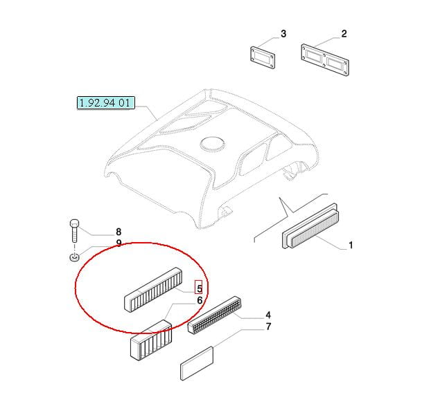 ФИЛЬТР ВНУТРЕННИЙ КАБИННЫЙ NEW HOLLAND CASE STEYR 47131909 - 47135056