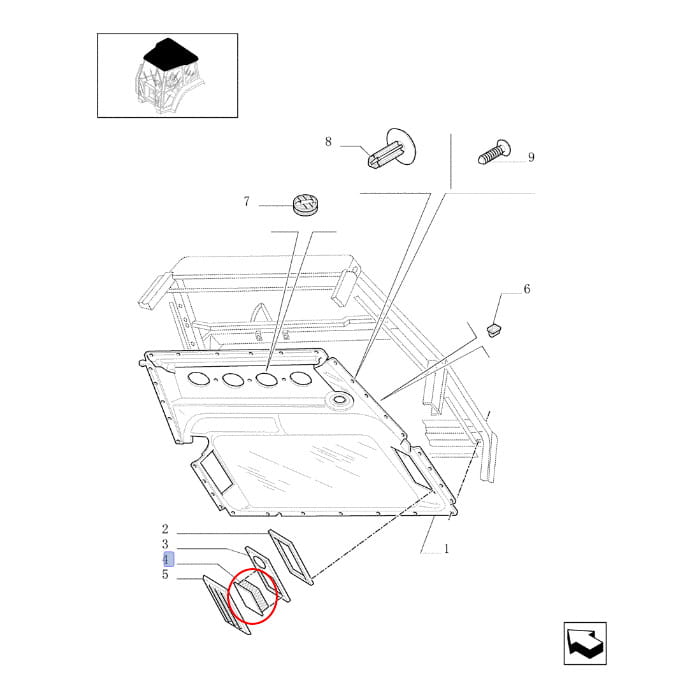 ФИЛЬТР КАБИННЫЙ NEW HOLLAND CASE 82018373 - 82034662