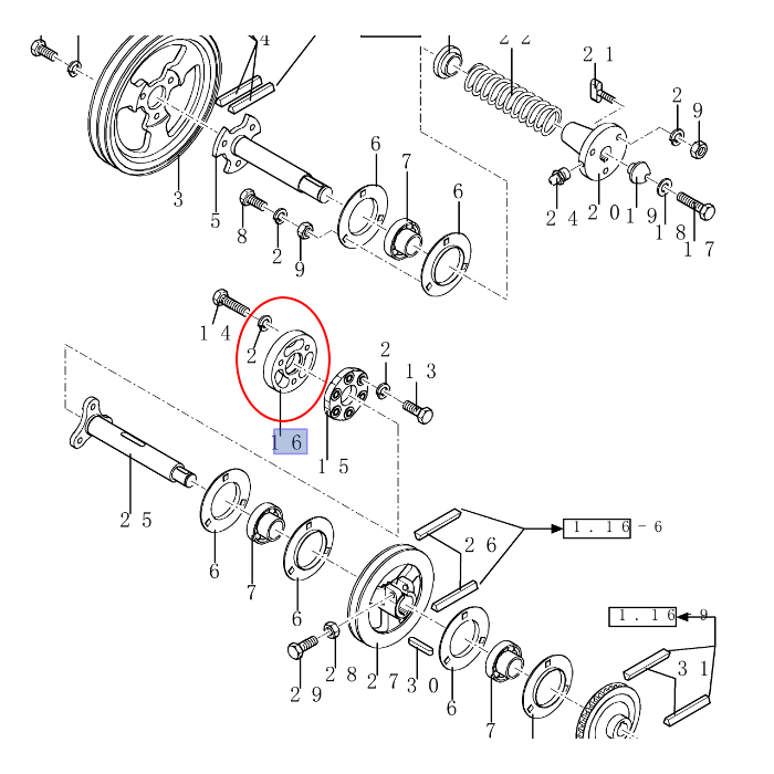 СТУПИЦА ВЕНТИЛЯТОРА NEW HOLLAND 84026817