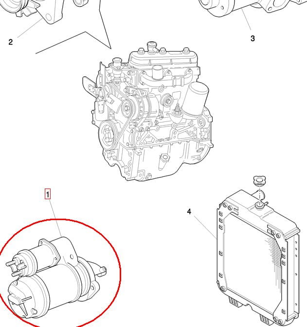 СТАРТЕР NEW HOLLAND CASE 500338953 - 87569022 - 5801441816