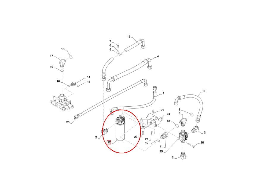 ФИЛЬТР ГИДРАВЛИЧЕСКИЙ NEW HOLLAND CASE 84202794 - 47833564