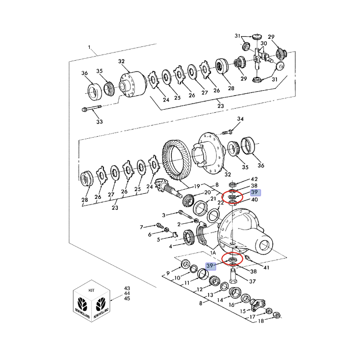 Уплотнение New Holland CASE CNH 86505013 - 1347432C2