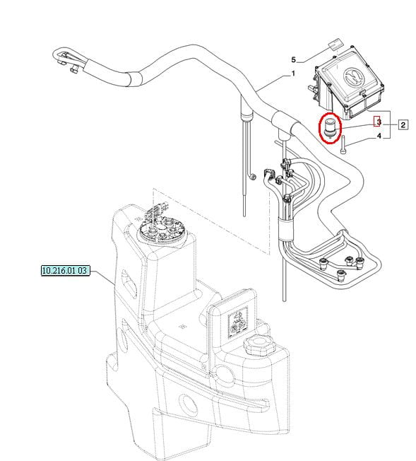 ТОПЛИВНЫЙ ФИЛЬТР (ADBLUE) NEW HOLLAND CASE STEYR 84254852