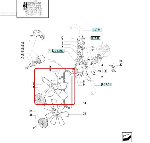 ВЕНТИЛЯТОР NEW HOLLAND STEYR 81868399