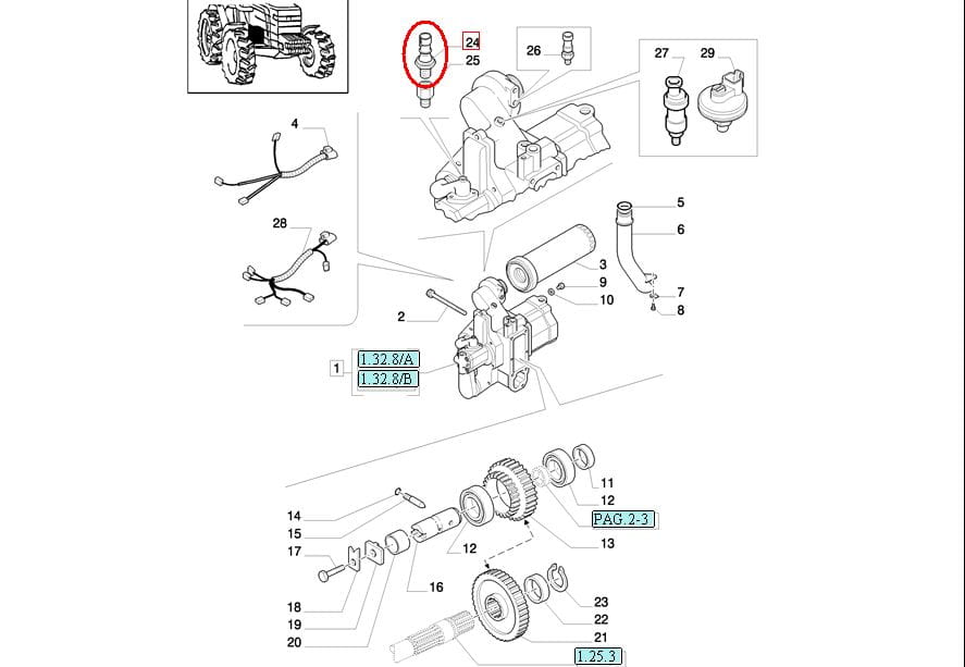 ДАТЧИК ДАВЛЕНИЯ МАСЛА NEW HOLLAND CASE STEYR 87564684